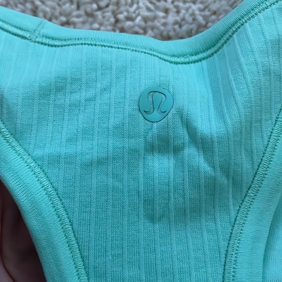 Ebb to street cropped razorback tank top Mint green color - Picture 3 of 5